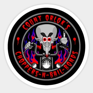 COUNT ORLOK - CHOPPERS N BAIL BONDS Sticker